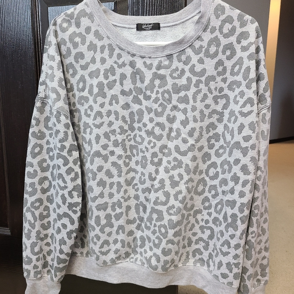 Animal print sweatshirt